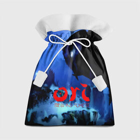 Подарочный 3D мешок с принтом ORI BLIND FOREST в Белгороде, 100% полиэстер | Размер: 29*39 см | game | microsoft | moon studios | ori | ori and the will of the wisps | игры