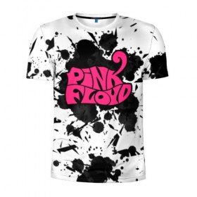 Мужская футболка 3D спортивная с принтом PINK FLOYD в Белгороде, 100% полиэстер с улучшенными характеристиками | приталенный силуэт, круглая горловина, широкие плечи, сужается к линии бедра | Тематика изображения на принте: pink floyd | pink floyd another | pink floyd logo. | pink floyd the wall | группа pink floyd | пинк флойд