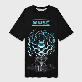 Платье-футболка 3D с принтом Muse в Белгороде,  |  | alternative | british | men | muse | music | progressive | rock | rock band | space rock | symphonic | three | trio | uk | альтернативный | британская | великобритания | до | крис уолстенхолм | мужчины | муза | музыка | мэттью беллами