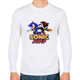 Мужской лонгслив хлопок с принтом SONIC JUMP в Белгороде, 100% хлопок |  | hedgehog | metal sonic | silver | silver the hedgehog | sonic | sonic boom | sonic the hedgehog | ёж сонник | игры | соник | фильмы