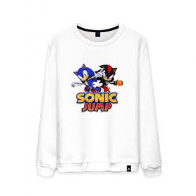 Мужской свитшот хлопок с принтом SONIC JUMP в Белгороде, 100% хлопок |  | hedgehog | metal sonic | silver | silver the hedgehog | sonic | sonic boom | sonic the hedgehog | ёж сонник | игры | соник | фильмы