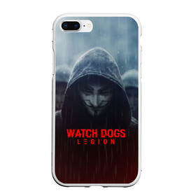 Чехол для iPhone 7Plus/8 Plus матовый с принтом WATCH DOGS LEGION в Белгороде, Силикон | Область печати: задняя сторона чехла, без боковых панелей | action | ct os | ded sec | fox | game | hacker | legion | watch dogs | watch dogs 2 | watch dogs legion | знак лиса | игра | компьютерная игра | легион | хакер