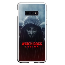 Чехол для Samsung S10E с принтом WATCH DOGS LEGION в Белгороде, Силикон | Область печати: задняя сторона чехла, без боковых панелей | action | ct os | ded sec | fox | game | hacker | legion | watch dogs | watch dogs 2 | watch dogs legion | знак лиса | игра | компьютерная игра | легион | хакер