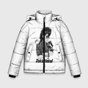 Зимняя куртка для мальчиков 3D с принтом Tokio Hotel в Белгороде, ткань верха — 100% полиэстер; подклад — 100% полиэстер, утеплитель — 100% полиэстер | длина ниже бедра, удлиненная спинка, воротник стойка и отстегивающийся капюшон. Есть боковые карманы с листочкой на кнопках, утяжки по низу изделия и внутренний карман на молнии. 

Предусмотрены светоотражающий принт на спинке, радужный светоотражающий элемент на пуллере молнии и на резинке для утяжки | hotel | island | tokio | tokio hotel | альтернативный | билл каулитц | георг листинг | группа | густав шефер | отель | пауэр | поп | рок | синти | синтипоп | токийский | токио | том каулитц | хотель