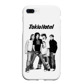 Чехол для iPhone 7Plus/8 Plus матовый с принтом Tokio Hotel в Белгороде, Силикон | Область печати: задняя сторона чехла, без боковых панелей | alternative rock | band | bill kaulitz | boys | german | hotel | music | pop rock | powerpop | synthpop | tokyo | tom ka | альтернативный рок | билл каулитц | георг листинг | группа | густав шефер | мальчики | музыка | немецкая | отель | пауэр поп