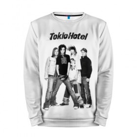Мужской свитшот 3D с принтом Tokio Hotel в Белгороде, 100% полиэстер с мягким внутренним слоем | круглый вырез горловины, мягкая резинка на манжетах и поясе, свободная посадка по фигуре | alternative rock | band | bill kaulitz | boys | german | hotel | music | pop rock | powerpop | synthpop | tokyo | tom ka | альтернативный рок | билл каулитц | георг листинг | группа | густав шефер | мальчики | музыка | немецкая | отель | пауэр поп