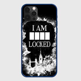 Чехол для iPhone 12 Pro с принтом I AM LOCKED в Белгороде, силикон | область печати: задняя сторона чехла, без боковых панелей | holmes | mr moment | sherlock | ватсон | дедукция | детектив | камбербэтч | мориарти | мр момент | сериал | фильм | холмс | холодное чтение | шерлок