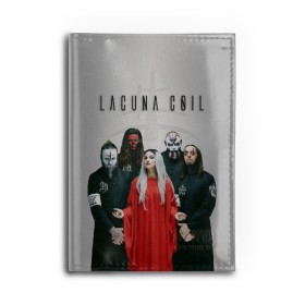 Обложка для автодокументов с принтом Lacuna Coil в Белгороде, натуральная кожа |  размер 19,9*13 см; внутри 4 больших “конверта” для документов и один маленький отдел — туда идеально встанут права | alternative | cristina scabbia | epic metal | goth | gothic | lacuna | lacuna coil | melodic metal | metal | nu metal | rock | готик рок | готика | готический рок | метал