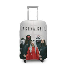 Чехол для чемодана 3D с принтом Lacuna Coil в Белгороде, 86% полиэфир, 14% спандекс | двустороннее нанесение принта, прорези для ручек и колес | alternative | cristina scabbia | epic metal | goth | gothic | lacuna | lacuna coil | melodic metal | metal | nu metal | rock | готик рок | готика | готический рок | метал