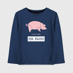 Детский лонгслив хлопок с принтом Pig Floyd в Белгороде, 100% хлопок | круглый вырез горловины, полуприлегающий силуэт, длина до линии бедер | pink floyd | pinkfloyd | арт | артрок | группа | дэвид гилмор | пинк флойд | пинкфлойд | прогрессивный | психоделический | рок | сид барретт | симфонический | спэйс | эйсид | экспериментальный