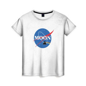 Женская футболка 3D с принтом Moon Pink Floyd в Белгороде, 100% полиэфир ( синтетическое хлопкоподобное полотно) | прямой крой, круглый вырез горловины, длина до линии бедер | pink floyd | pinkfloyd | арт | артрок | группа | дэвид гилмор | пинк флойд | пинкфлойд | прогрессивный | психоделический | рок | сид барретт | симфонический | спэйс | эйсид | экспериментальный