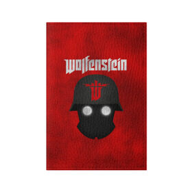 Обложка для паспорта матовая кожа с принтом Wolfenstein в Белгороде, натуральная матовая кожа | размер 19,3 х 13,7 см; прозрачные пластиковые крепления | cyberpilot | new colossus | new order | old blood | wolfenstein | youngblood | игры