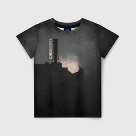 Детская футболка 3D с принтом Чернобыль 5 в Белгороде, 100% гипоаллергенный полиэфир | прямой крой, круглый вырез горловины, длина до линии бедер, чуть спущенное плечо, ткань немного тянется | Тематика изображения на принте: chernobyl | nuclear | pripyat | припять | сериал | чернобыль