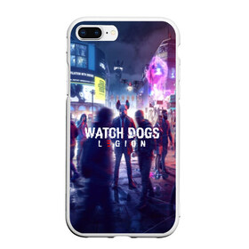 Чехол для iPhone 7Plus/8 Plus матовый с принтом WATCH DOGS LEGION в Белгороде, Силикон | Область печати: задняя сторона чехла, без боковых панелей | action | ct os | ded sec | fox | game | hacker | legion | watch dogs | watch dogs 2 | watch dogs legion | знак лиса | игра | компьютерная игра | легион | хакер