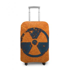 Чехол для чемодана 3D с принтом Радиация в Белгороде, 86% полиэфир, 14% спандекс | двустороннее нанесение принта, прорези для ручек и колес | radiation | кислота | прикол | прикольная картинка | радиация