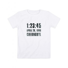 Детская футболка хлопок с принтом Чернобыль 15 в Белгороде, 100% хлопок | круглый вырез горловины, полуприлегающий силуэт, длина до линии бедер | 2019 | chernobyl | hbo | pripyat | припять | сериал | чернобыль