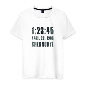 Мужская футболка хлопок с принтом Чернобыль 15 в Белгороде, 100% хлопок | прямой крой, круглый вырез горловины, длина до линии бедер, слегка спущенное плечо. | Тематика изображения на принте: 2019 | chernobyl | hbo | pripyat | припять | сериал | чернобыль