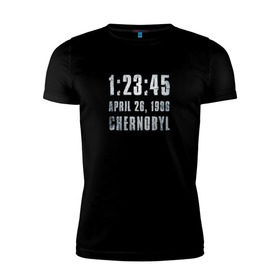 Мужская футболка премиум с принтом Чернобыль 16 в Белгороде, 92% хлопок, 8% лайкра | приталенный силуэт, круглый вырез ворота, длина до линии бедра, короткий рукав | 2019 | chernobyl | hbo | pripyat | припять | сериал | чернобыль