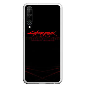 Чехол для Honor P30 с принтом Cyberpunk 2077 (Samurai). в Белгороде, Силикон | Область печати: задняя сторона чехла, без боковых панелей | 3d | cyberpunk 2077 | samurai | геометрия | игра | киберпанк 2077 | лого | логотип | надпись | полосы | самурай | стиль | текстура