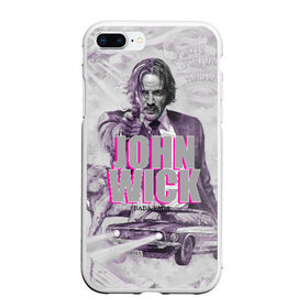 Чехол для iPhone 7Plus/8 Plus матовый с принтом John Wick в Белгороде, Силикон | Область печати: задняя сторона чехла, без боковых панелей | джон уик | киану ривз