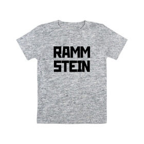 Детская футболка хлопок с принтом RAMMSTEIN(+на спине) в Белгороде, 100% хлопок | круглый вырез горловины, полуприлегающий силуэт, длина до линии бедер | metallica | music | rammstein | rock | металл | металлика | музыка | раммштайн | рок | рок группа