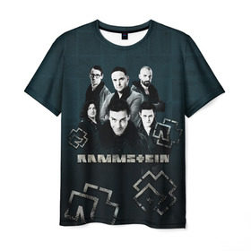 Мужская футболка 3D с принтом Rammstein в Белгороде, 100% полиэфир | прямой крой, круглый вырез горловины, длина до линии бедер | du hast | lindemann | rammstein | rammsteinfan | ramstein | till | группы | линдеманн | метал | музыка | рамштаин | рамштайн | рамштейн | рок | тилль | тиль