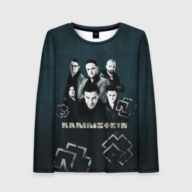 Женский лонгслив 3D с принтом Rammstein в Белгороде, 100% полиэстер | длинные рукава, круглый вырез горловины, полуприлегающий силуэт | Тематика изображения на принте: du hast | lindemann | rammstein | rammsteinfan | ramstein | till | группы | линдеманн | метал | музыка | рамштаин | рамштайн | рамштейн | рок | тилль | тиль