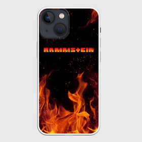 Чехол для iPhone 13 mini с принтом RAMMSTEIN (НА СПИНЕ) в Белгороде,  |  | fire | flame | music | rammstein | rock | группа | музыка | музыканты | огонь | пламя | рамштайн | рок