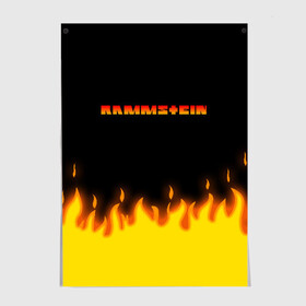 Постер с принтом RAMMSTEIN в Белгороде, 100% бумага
 | бумага, плотность 150 мг. Матовая, но за счет высокого коэффициента гладкости имеет небольшой блеск и дает на свету блики, но в отличии от глянцевой бумаги не покрыта лаком | music | rammstein | rock | группа | музыка | музыканты | рамштайн | рок