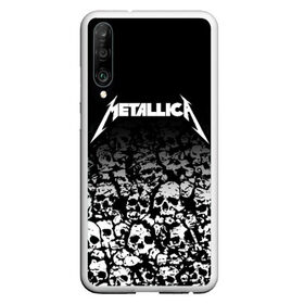 Чехол для Honor P30 с принтом METALLICA (НА СПИНЕ) в Белгороде, Силикон | Область печати: задняя сторона чехла, без боковых панелей | matters metallica | music | nothing else | rock | trash metal | группа | музыка | музыканты | рок | трэш металл