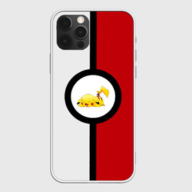 Чехол для iPhone 12 Pro Max с принтом Pokeball (pikachu sleep) в Белгороде, Силикон |  | anime | pikachu | pokeball | pokemon | sleep | аниме. | пикачу | покебол | покемон | спит. белый. красный. чёрный