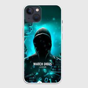 Чехол для iPhone 13 с принтом Watch Dogs Legion в Белгороде,  |  | cyberpunk | dogs | hackers | legion | watch | watch dogs | вейчдогс | взлом | киберпанк | легион | хакеры | цифры