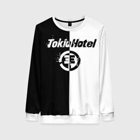 Женский свитшот 3D с принтом Tokio Hotel (4) в Белгороде, 100% полиэстер с мягким внутренним слоем | круглый вырез горловины, мягкая резинка на манжетах и поясе, свободная посадка по фигуре | Тематика изображения на принте: 