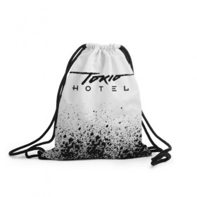 Рюкзак-мешок 3D с принтом Tokio Hotel (5) в Белгороде, 100% полиэстер | плотность ткани — 200 г/м2, размер — 35 х 45 см; лямки — толстые шнурки, застежка на шнуровке, без карманов и подкладки | 