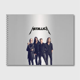 Альбом для рисования с принтом Metallica в Белгороде, 100% бумага
 | матовая бумага, плотность 200 мг. | hard rock | heavy metal | metal | metallica | rock | trash metal | группа | металика | металлика | рок | трэш | хардрок