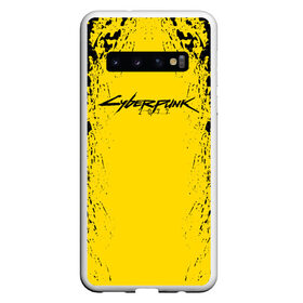 Чехол для Samsung Galaxy S10 с принтом CYBERPUNK 2077 SAMURAI (НА СПИНЕ) в Белгороде, Силикон | Область печати: задняя сторона чехла, без боковых панелей | Тематика изображения на принте: 2019 | cd project red | cyberpunk 2077 | hacker | keanu reeves | maelstrom | militech | night city | quadra | samurai | sci fi | trauma team | v | ви | киану ривз | киберпанк 2077 | логотип | роботы | самураи | фантаст