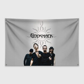 Флаг-баннер с принтом Godsmack в Белгороде, 100% полиэстер | размер 67 х 109 см, плотность ткани — 95 г/м2; по краям флага есть четыре люверса для крепления | alternative | american rock | crimson | grunge | hardrock | heavy | heavy metal | i stand alone | nu metal | post grunge | rock | sully erna | альтернатива | грандж | рок | хард рок | хэви