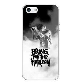 Чехол для iPhone 5/5S матовый с принтом Bring Me the Horizon в Белгороде, Силикон | Область печати: задняя сторона чехла, без боковых панелей | bmth | bring me the horizon | альтернативный | бмт | бмтх | бмтш | брин | бринг | горизонт | достань для меня | дэткор | зе | метал | ми | рок | хоризон | электроник