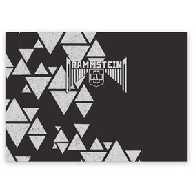 Поздравительная открытка с принтом Rammstein в Белгороде, 100% бумага | плотность бумаги 280 г/м2, матовая, на обратной стороне линовка и место для марки
 | Тематика изображения на принте: du hast | heavy | herzeleid | metal | mutter | rammstein | reise | rosenrot | sehnsucht | till lindemann | группа | метал | рамштайн | рок | тилль линдеманн | хард
