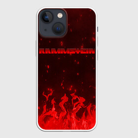 Чехол для iPhone 13 mini с принтом Rammstein в Белгороде,  |  | fire | guitar | hard | heavymetal | metal | music | rammstein | rock | гитара | картинка | картинки | метал | мода | музыка | огонь | рамштайн | рок | тренд | тренды | треш | трэш | тяжелый | хард