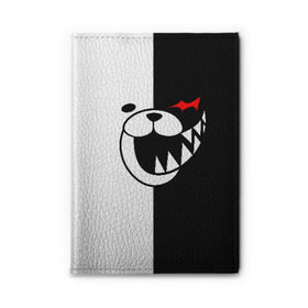 Обложка для автодокументов с принтом MONOKUMA в Белгороде, натуральная кожа |  размер 19,9*13 см; внутри 4 больших “конверта” для документов и один маленький отдел — туда идеально встанут права | Тематика изображения на принте: anime | bear | black  white | danganronpa | kurokuma | monodam | monokuma | monomi | monotaro | pink | rabbit | school | shirokuma | аниме | главарь | мoноми | монокума | черно белый | школа