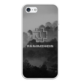 Чехол для iPhone 5/5S матовый с принтом RAMMSTEIN в Белгороде, Силикон | Область печати: задняя сторона чехла, без боковых панелей | Тематика изображения на принте: deutschland | rammstein | rock | sehnsucht | германия | группа | лого | логотип | немецкая | немецкий | раммштаен | раммштайн | рамштаен | рамштайн | рок