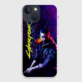 Чехол для iPhone 13 mini с принтом Cyberpunk 2077 в Белгороде,  |  | cyberpunk | future | implant | neon | noir | punk | retrowave | robots | techno | witcher | будущее | градиент | игры | киберпанк | мужские | неон | нуар | премьера | текстура | техно