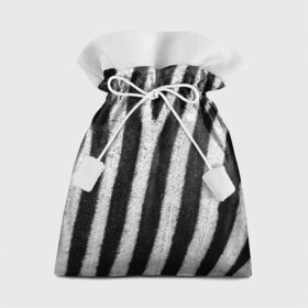 Подарочный 3D мешок с принтом Zebra Skin в Белгороде, 100% полиэстер | Размер: 29*39 см | animal | black | black white | pattern. | skin | streaks | texture | white | zebra | белый | животное | животные | зебра | полосы | текстура | узор | чёрно белые | чёрный