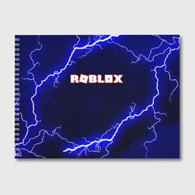Альбом для рисования с принтом ROBLOX в Белгороде, 100% бумага
 | матовая бумага, плотность 200 мг. | game | gamer | logo | minecraft | roblox | simulator | игра | конструктор | лого | симулятор | строительство | фигура