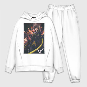 Мужской костюм хлопок OVERSIZE с принтом CODE GEASS Lelouch в Белгороде,  |  | anime | lelouch | аниме | код гиас | кодгиас | лелуш