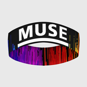 Повязка на голову 3D с принтом MUSE в Белгороде,  |  | muse | music | rock | группа | музыка | музыканты | рок