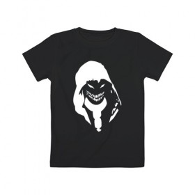 Детская футболка хлопок с принтом DISTURBED в Белгороде, 100% хлопок | круглый вырез горловины, полуприлегающий силуэт, длина до линии бедер | disturbed | music | rock | группа | музыка | музыканты | рок