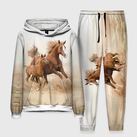 Мужской костюм 3D (с толстовкой) с принтом Лошадь с жеребенком в Белгороде,  |  | animal | baby | beautiful | brown | desert | foal | horse | mustang | nature | wild | дикий | жеребенок | животное | конь | коричневый | красивый | лошадь | малыш | мустанг | природа | пустыня | скакун