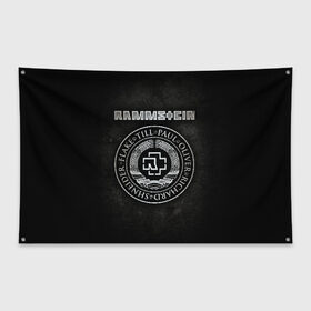 Флаг-баннер с принтом Rammstein в Белгороде, 100% полиэстер | размер 67 х 109 см, плотность ткани — 95 г/м2; по краям флага есть четыре люверса для крепления | lindemann | rammstain | rammstein | rammstein 2019 | ramstein | группы | метал | музыка | рок | тилль линдеманн
